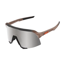 Standertshop Equipment 100% S3 Matte Translucent Brown Fade HiPERĀ® Silver Mirror Lens