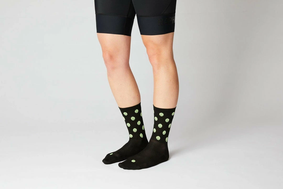 Standertshop FINGERSCROSSED SOCKS | #11_01 SMILEY - BLACK / NEON 4 Standertshop FINGERSCROSSED SOCKS | #11_01 SMILEY - BLACK / NEON