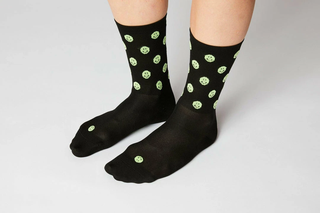 Standertshop FINGERSCROSSED SOCKS | #11_01 SMILEY - BLACK / NEON 6 Standertshop FINGERSCROSSED SOCKS | #11_01 SMILEY - BLACK / NEON