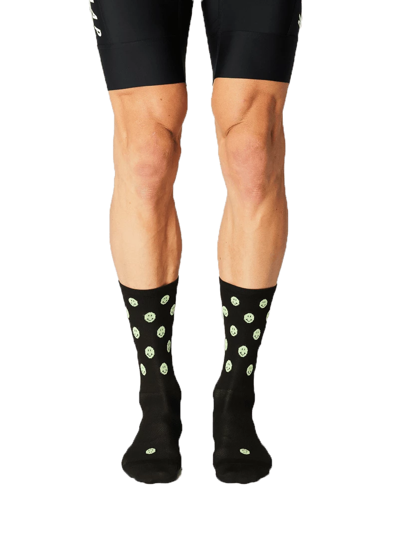 Standertshop FINGERSCROSSED SOCKS | #11_01 SMILEY - BLACK / NEON 1 Standertshop FINGERSCROSSED SOCKS | #11_01 SMILEY - BLACK / NEON