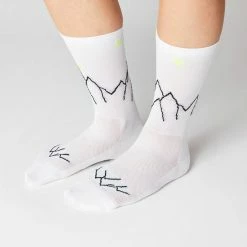 Standertshop FINGERSCROSSED SOCKS | #11_05 MOUNTAIN - WHITE / NEON 17 Standertshop FINGERSCROSSED SOCKS | #11_05 MOUNTAIN - WHITE / NEON