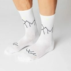 Standertshop FINGERSCROSSED SOCKS | #11_05 MOUNTAIN - WHITE / NEON 22 Standertshop FINGERSCROSSED SOCKS | #11_05 MOUNTAIN - WHITE / NEON