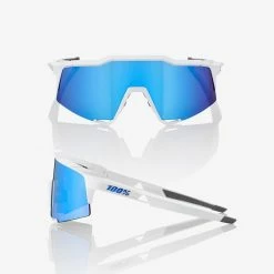 Standertshop Equipment 100% SPEEDCRAFT TALL Matte White HiPER Blue Mirror Lens