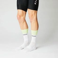 Standertshop Equipment FINGERSCROSSED SOCKS | #AERO BLOCK - WHITE / NEON