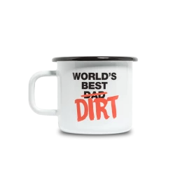 Standert Merchandise Equipment Standert Enamel Bike Mug | 'Worlds Best DIRT' | Erdgeschoss