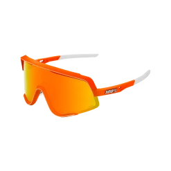 Standertshop 100% GLENDALE Neon Orange HiPER Red Lens Equipment