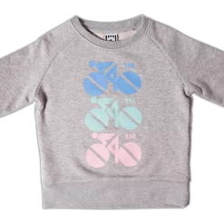 Standert Merchandise Equipment Standert Sweatshirt | Kids 3 Bike | Grey