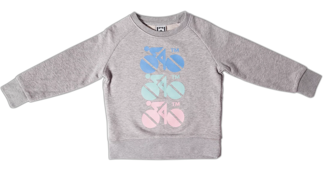 Standert Merchandise Equipment Standert Sweatshirt | Kids 3 Bike | Grey 2 Standert Merchandise Equipment Standert Sweatshirt | Kids 3 Bike | Grey