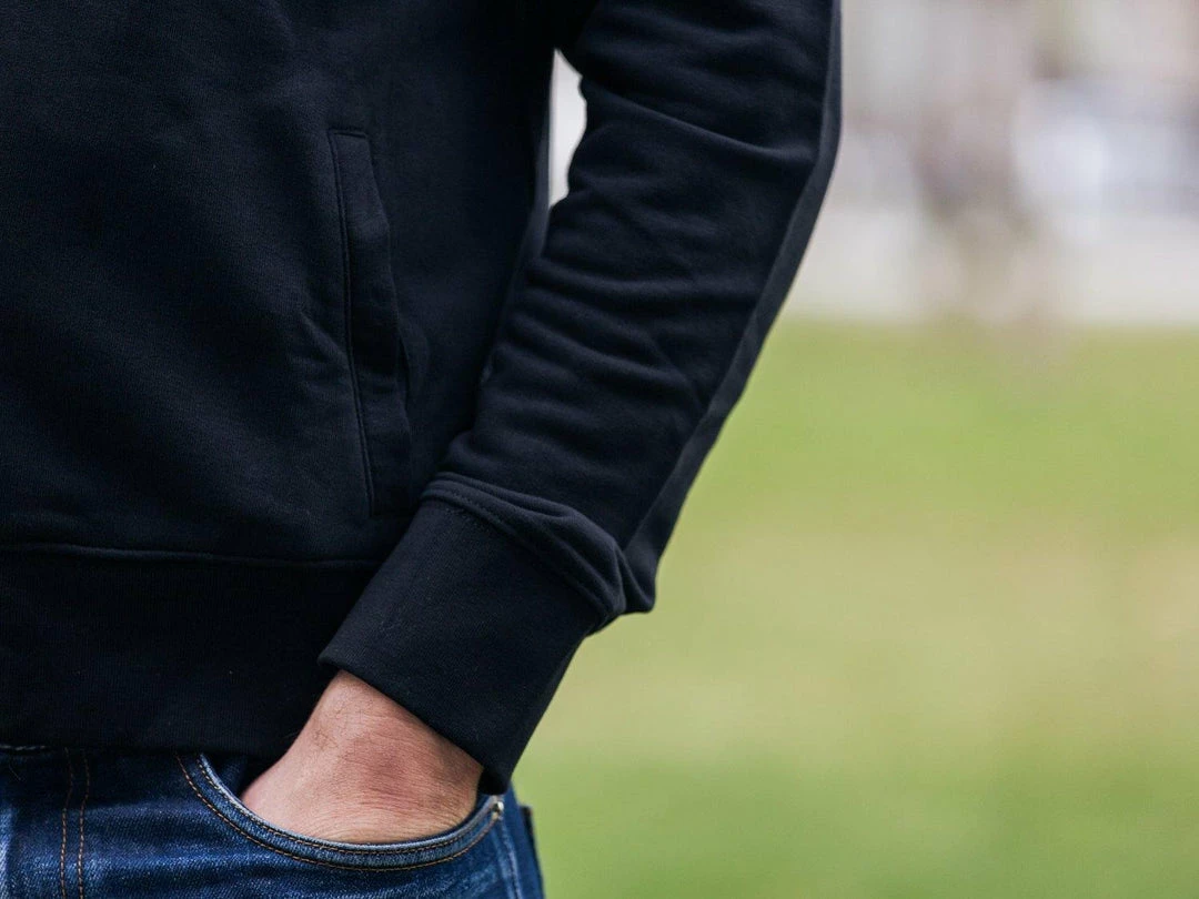 Standert Merchandise Standert Bomber Jacket | Unisex Button-up Cardigan | Embroidered Black 11 Standert Merchandise Standert Bomber Jacket | Unisex Button-up Cardigan | Embroidered Black