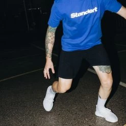 Standert Merchandise T-Shirt | Blue | Performance Logo