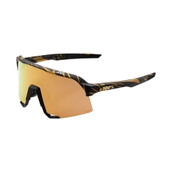 Standertshop 100% S3 Peter Sagan LE Metallic Gold Flake HiPER Gold Mirror Lens Equipment