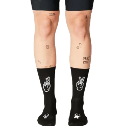 Standertshop FINGERSCROSSED SOCKS | #ROLLING HARMONY Black Equipment