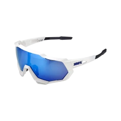 Standertshop 100% SPEEDTRAP Matte White HiPER® Blue Multilayer Mirror Lens Equipment