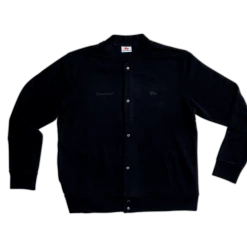 Standert Merchandise Standert Bomber Jacket | Unisex Button-up Cardigan | Embroidered Black