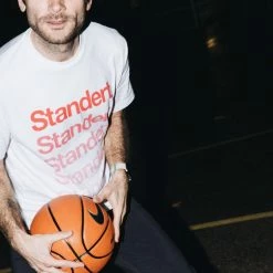 Standert Merchandise T-Shirt | White | Legacy Gradient