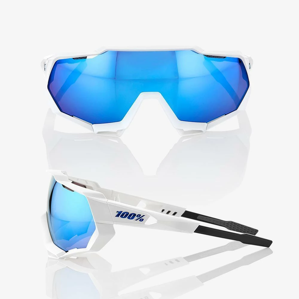 Standertshop 100% SPEEDTRAP Matte White HiPER® Blue Multilayer Mirror Lens Equipment 4 Standertshop 100% SPEEDTRAP Matte White HiPER® Blue Multilayer Mirror Lens Equipment